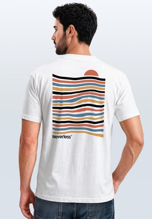 Neverless, Print T-shirt - weiß