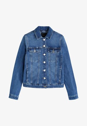 Next Teksajakk - mid blue wash