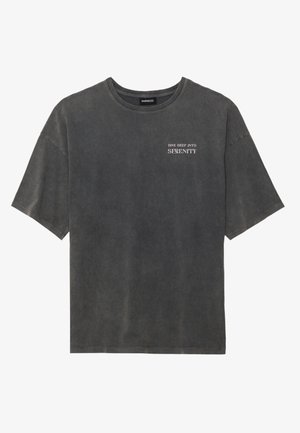 Even&Odd Print T-shirt - anthracite