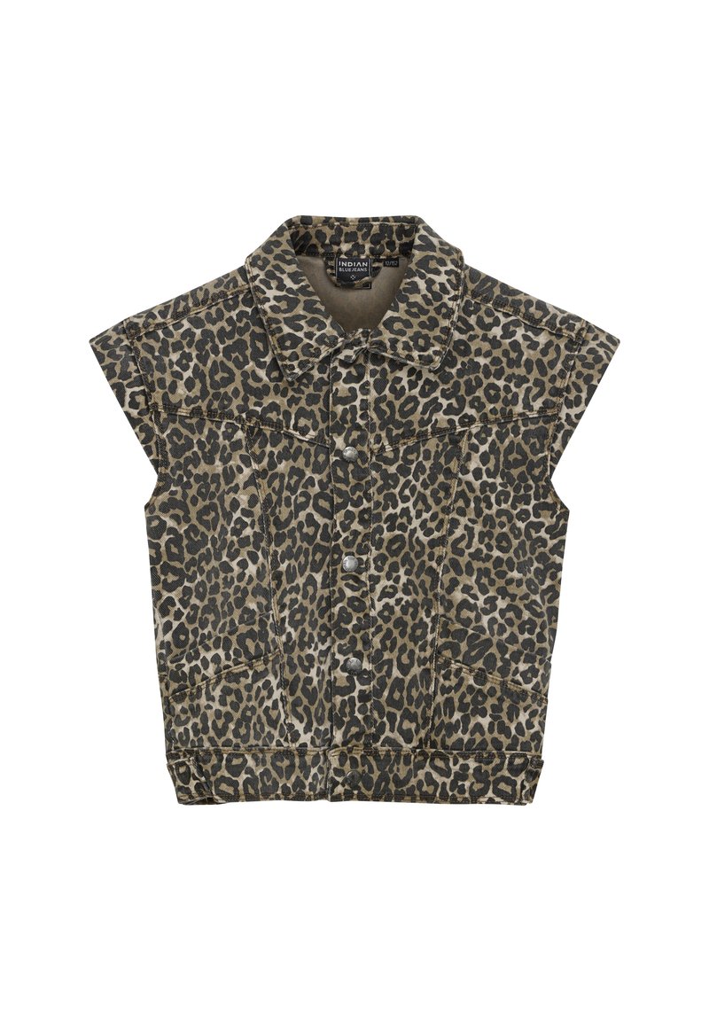 Indian Blue jeans LEOPARD - Jeansjacka - cornstalk