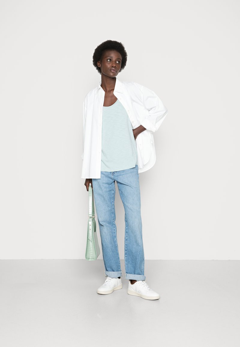 Damen Kleider | Noa Noa ESSENTIAL Top cloud blue/blau - JN99446 Damen Kleider | Noa Noa ESSENTIAL Top cloud blue/blau - JN99446