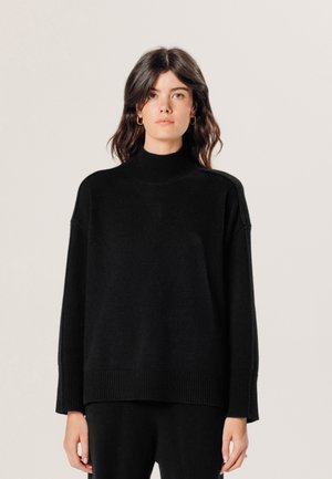 MOCK NECK - Pullover - noir