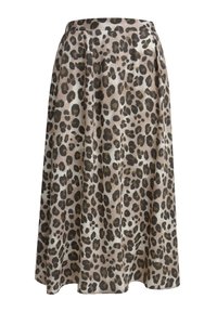 Smith&Soul ROCK MIT LEOPRINT - Maxirock - nougat print