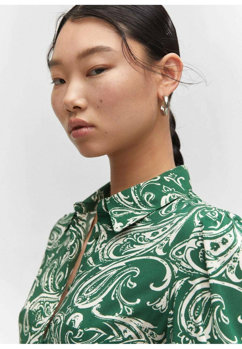 Mango APPLE5 - Shirt dress - green - Zalando
