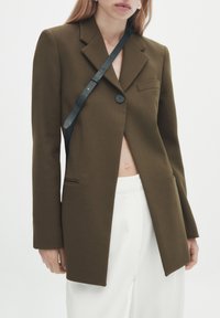 Massimo Dutti Halflange jas - khaki