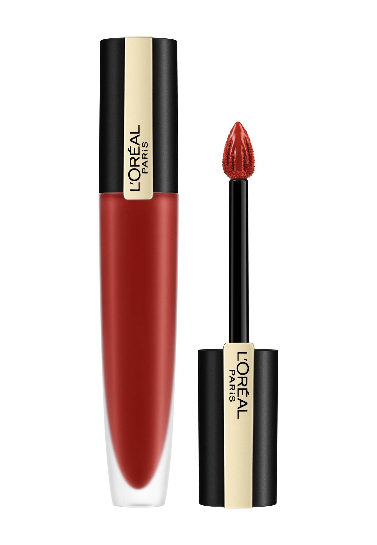 L’Oréal Paris Rouge Signature 115 I Am Worth It – Matte, Permanenter Roter Lippenstift