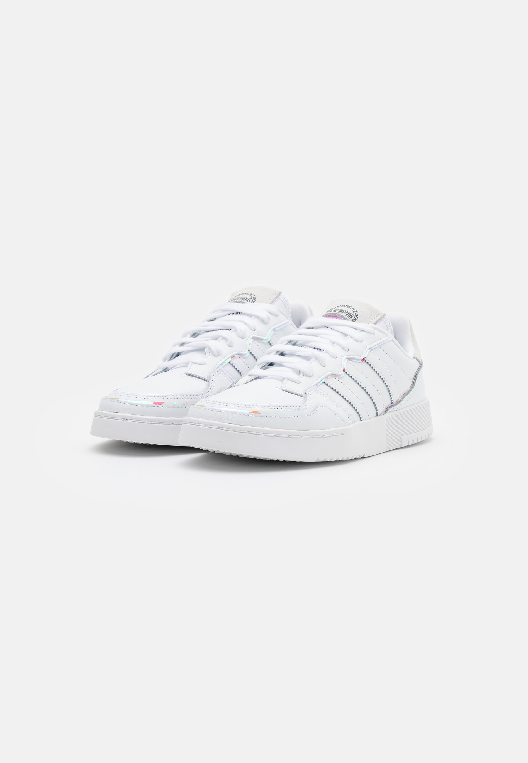 super court adidas blanche