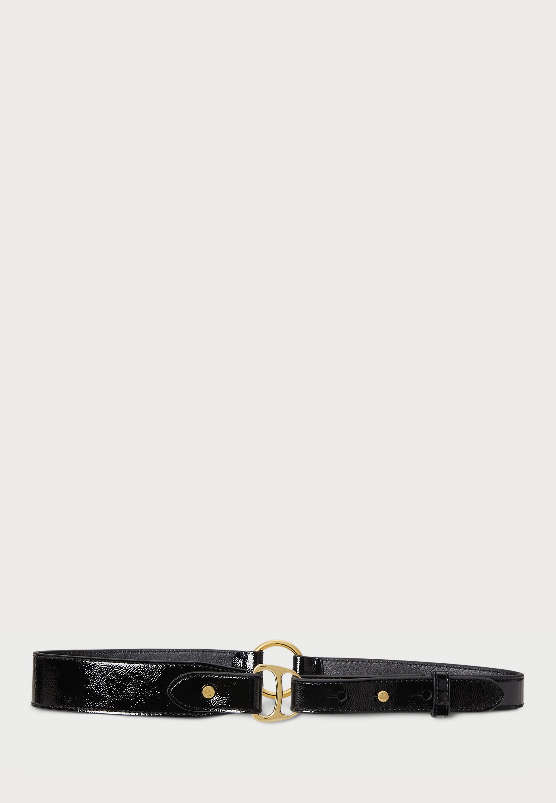 Lauren Ralph Lauren LEATHER TOGGLE SKINNY BELT - Bælter 
