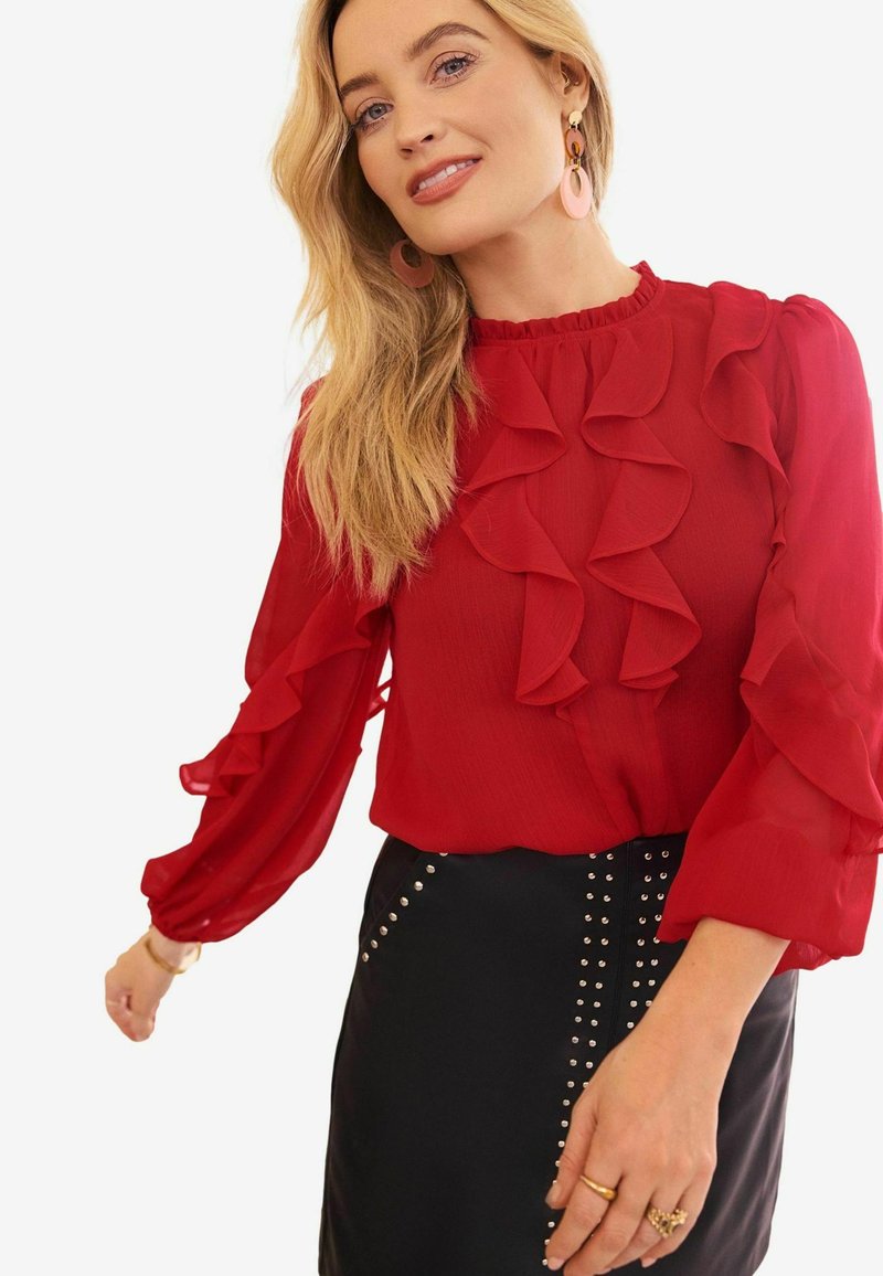 Love & Roses PETITE - Pluus - red