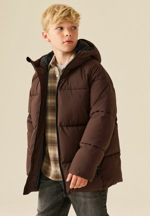 Next, REGULAR FIT - MICROFLEECE LINED PADDED COAT - Wintermantel - brown