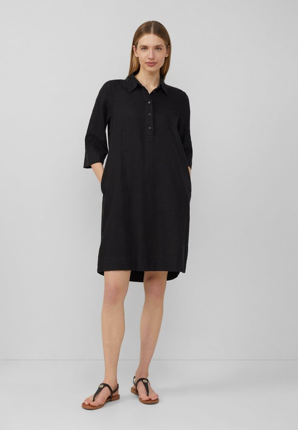 Blusenkleid - schwarz