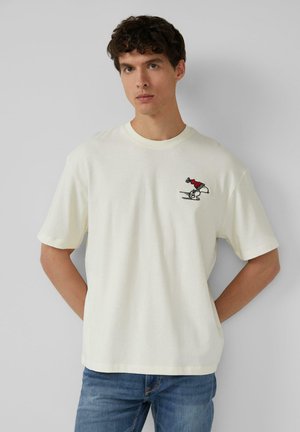 T-Shirt print - creme