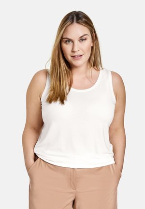 MIT SEITENSCHLITZEN - Top - offwhite