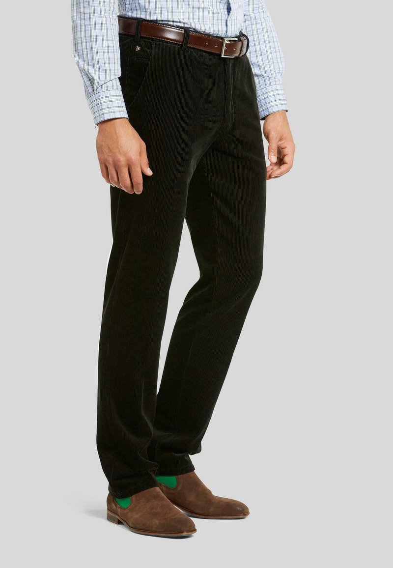 Meyer BONN EXCLUSIVE - Chino - mottled dark green