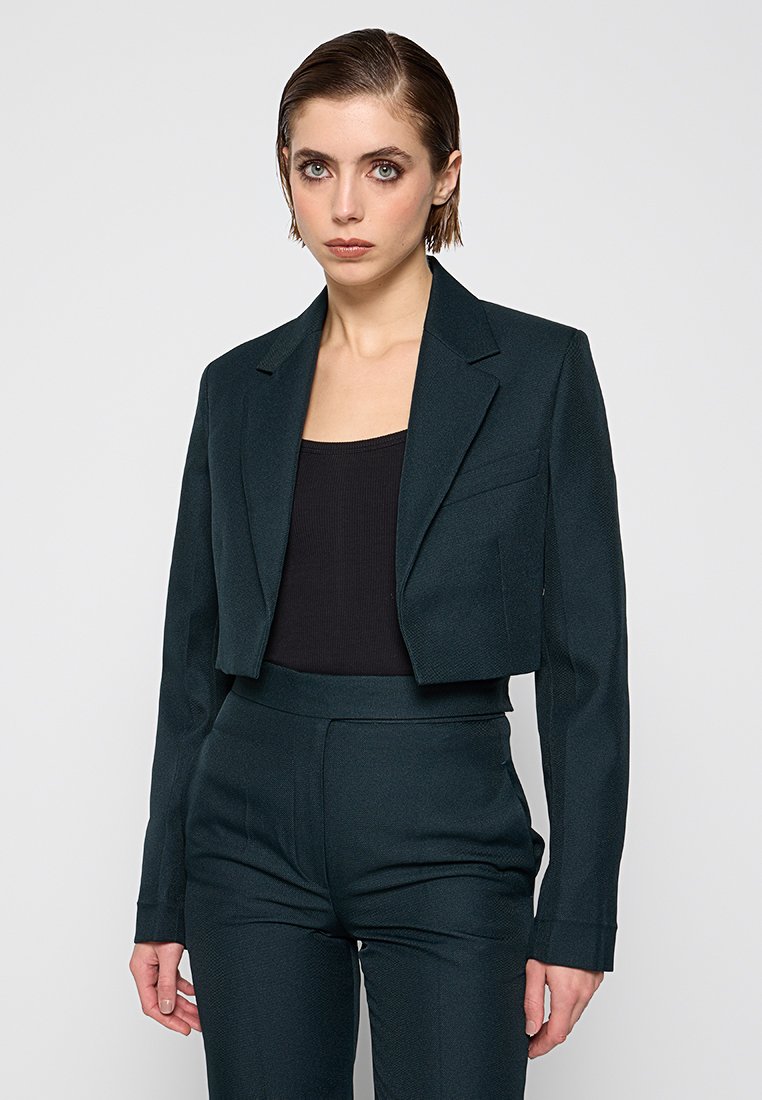 Victoria Beckham Blazer donkergroen
