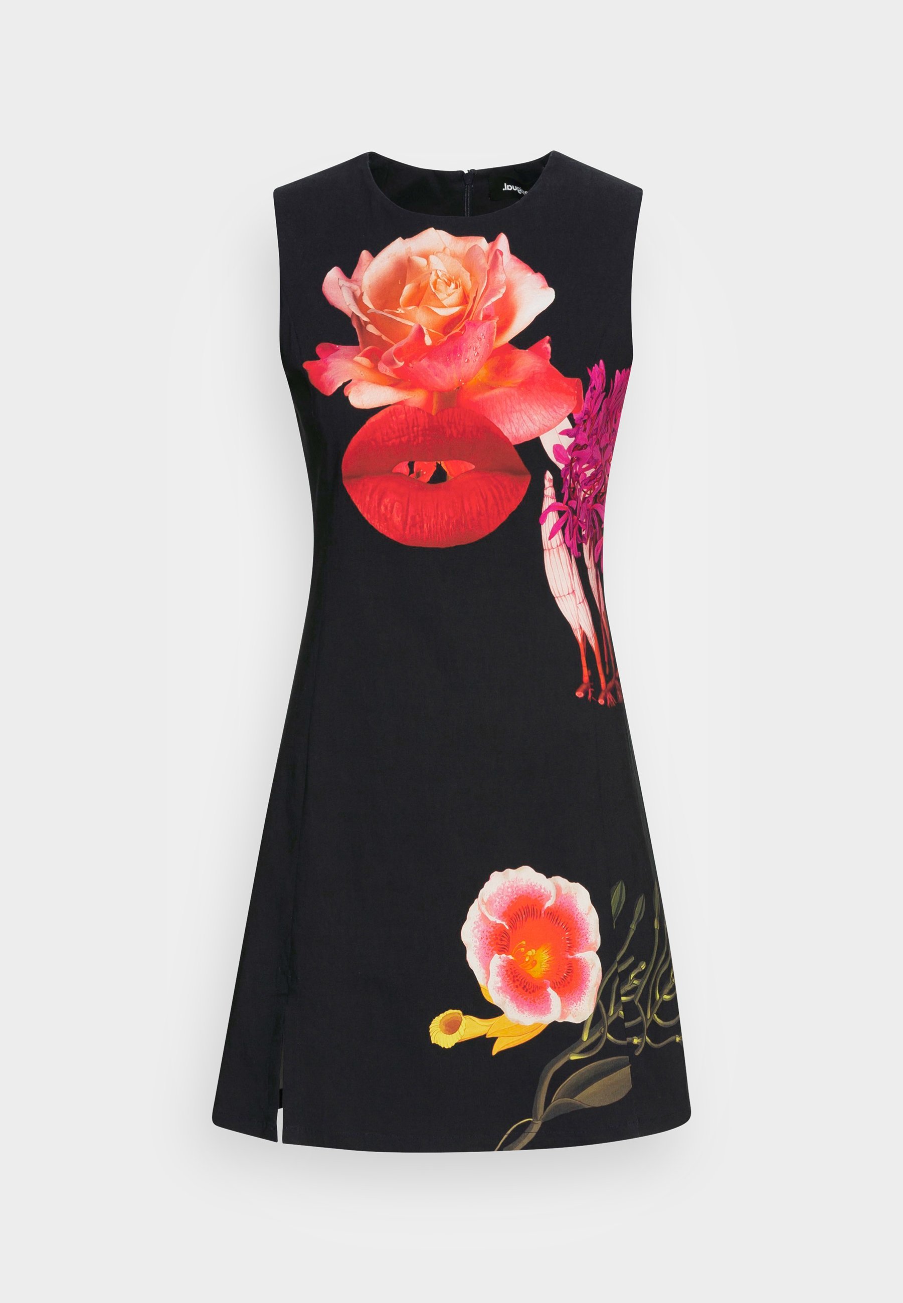 Desigual VEST LIPS BY CHRISTIAN LACROIX - Vestido informal - black/negro -  Zalando.es