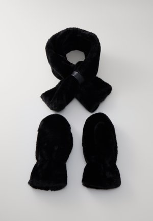 Vero Moda VMCILLE MITTENS SCARF GIFTBOX SET - Muts - black