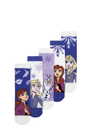 5ER PACK DIE EISKÖNIGIN - FROZEN - Socken - lila