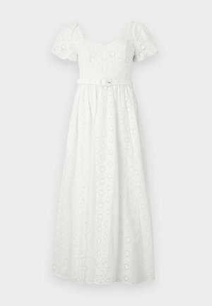 ROMILLY  BRODERIE ANKLE GOWN - Oblačila za posebne priložnosti - optic white