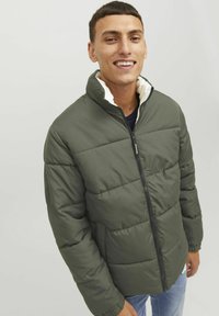 Jack & Jones JJETOBY PUFFER COLLAR - Giacca invernale - rosin
