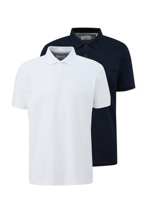 Polo - weiß   blau