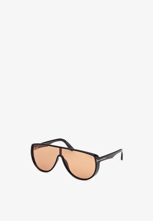 Tom Ford ACHILLES - Occhiali da sole - glossy black brown
