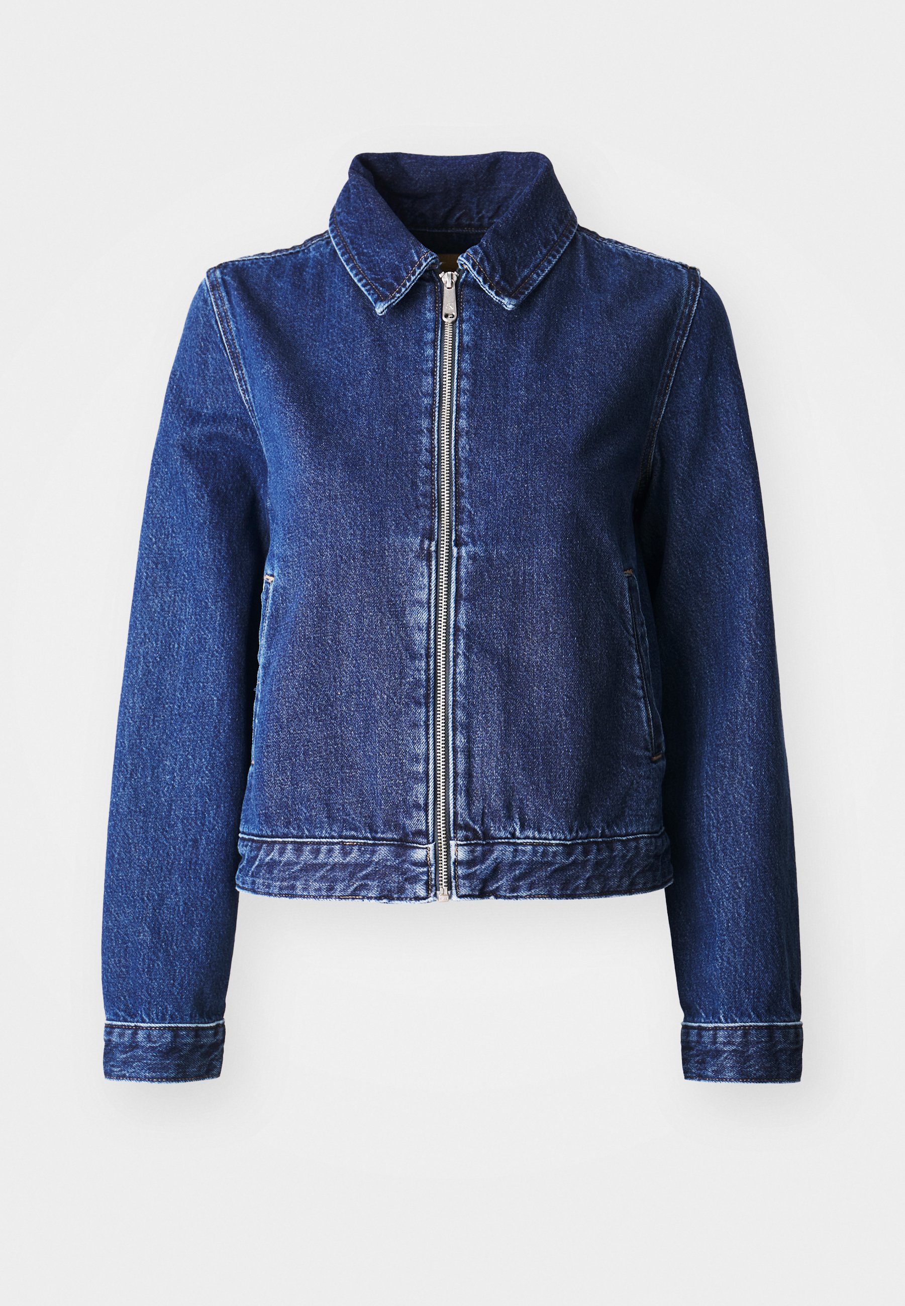 【CK JEAN】DENIM ZIPPER JACKET J224382 Calvin Klein Jeans DENIM ZIP JACKET Jean G M Navy J224382 DF