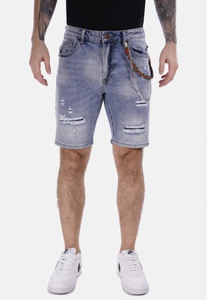 Gianni Lupo BERMUDA - Shorts di jeans - blu