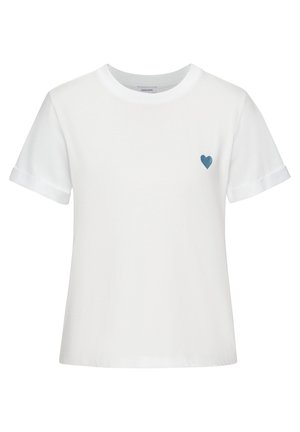 Trükipildiga T-särk - weiß-blau