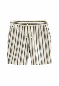 Next STRIPED TEXTURED DOCK REGULAR FIT - Short - ecru navy