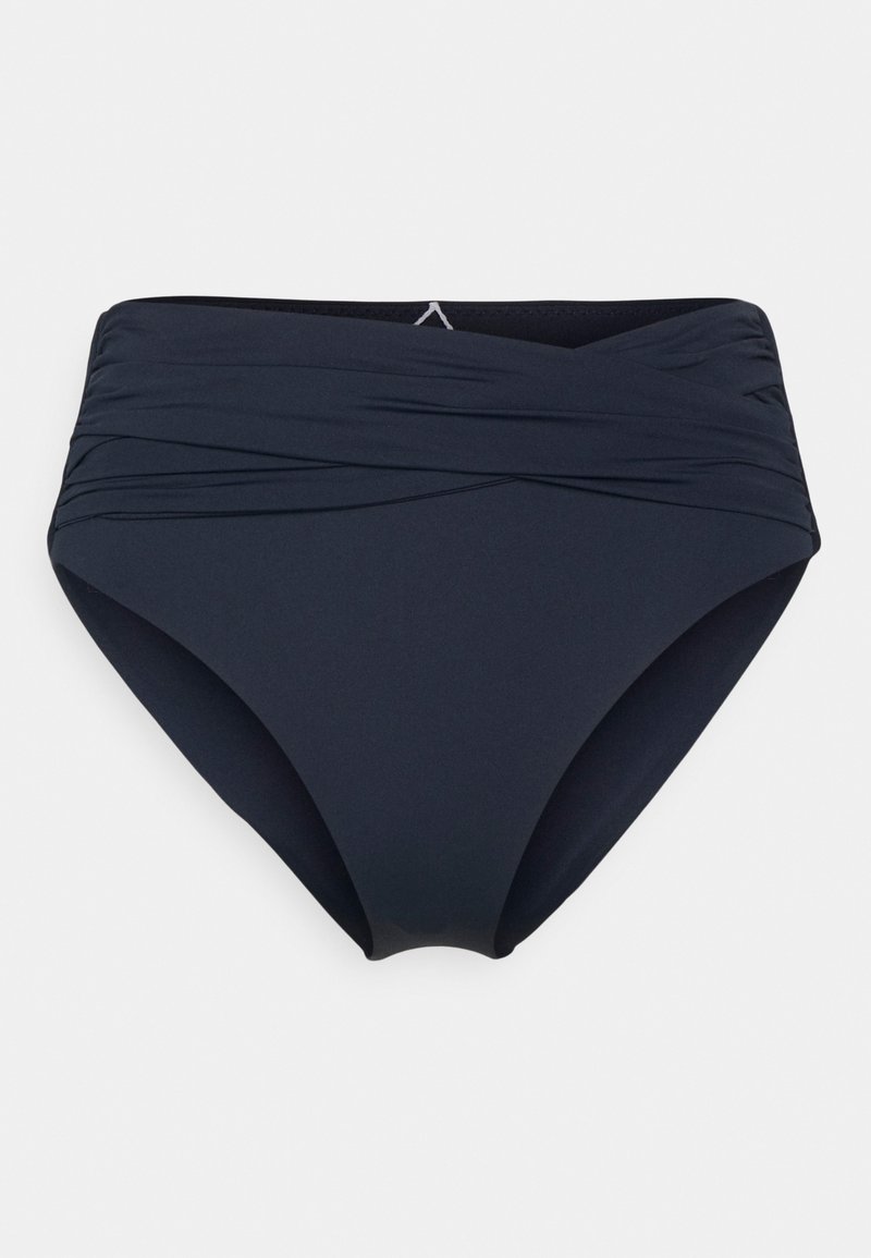 Seafolly - COLLECTIVE HIGH WAIST WRAP FRONT PANT - Bikinibroekje - true navy, Vergroten