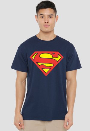 Cotton Soul, SUPERMAN/CLASSIC LOGO - Print T-shirt - dark blue