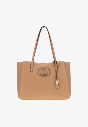 Guess, ISOLA LOGO SHOPPER - Bolso de mano - beige