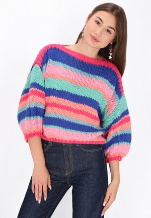 Pullover - orange multicolor