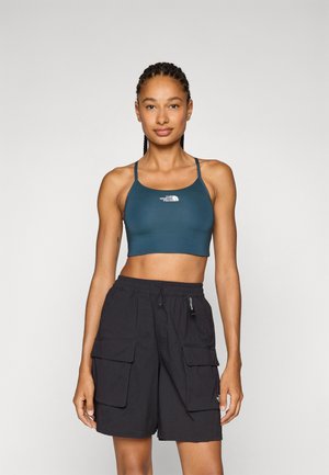 The North Face FLEX BRA - Medium support sports bra - deep cypress