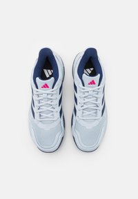 adidas Performance COURTJAM CONTROL 3 CLAY - Tenisice za zemljane terene - halo blue/dark blue/team shock pink 2
