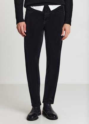 Calliope LUNGO TINTA UNITA - Stoffhose - nero