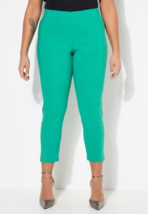 WITH PRINT - Pantaloni - fern