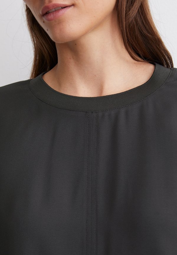 EASY SHAPE AT ROUND NECK SOLID - Long sleeved top - dark graphite4