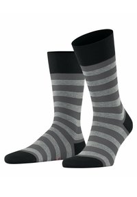 FALKE SENSITIVE MAPPED LINE - Socken - black