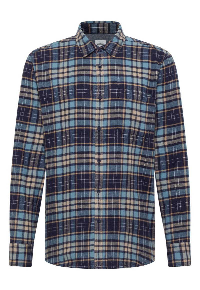 mustang Overhemd donkerblauw
