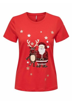 ONLY T-shirt imprimé - red