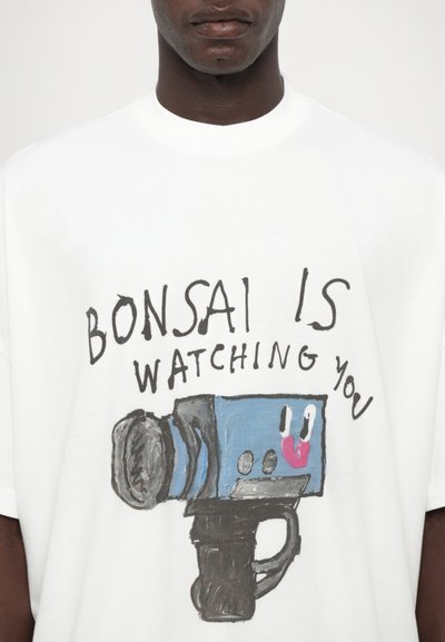 Bonsai TEE PRINTED GRAPHIC UNISEX - Print T-shirt - white
