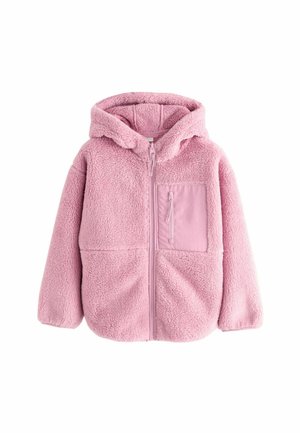 BORG ZIP THROUGH - Fleecejacka - pink