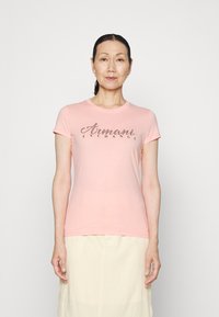 Armani Exchange T-shirt estampada - rose shade