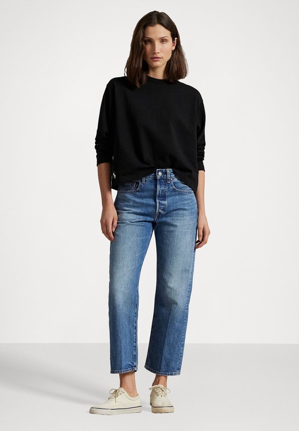 CROPPED COTTON JERSEY LONG SLEEVE TEE - Long sleeved top2