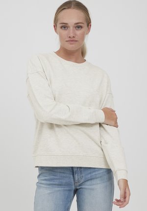 Oxmo OXGRYNET - Sweater - oyster grey melange