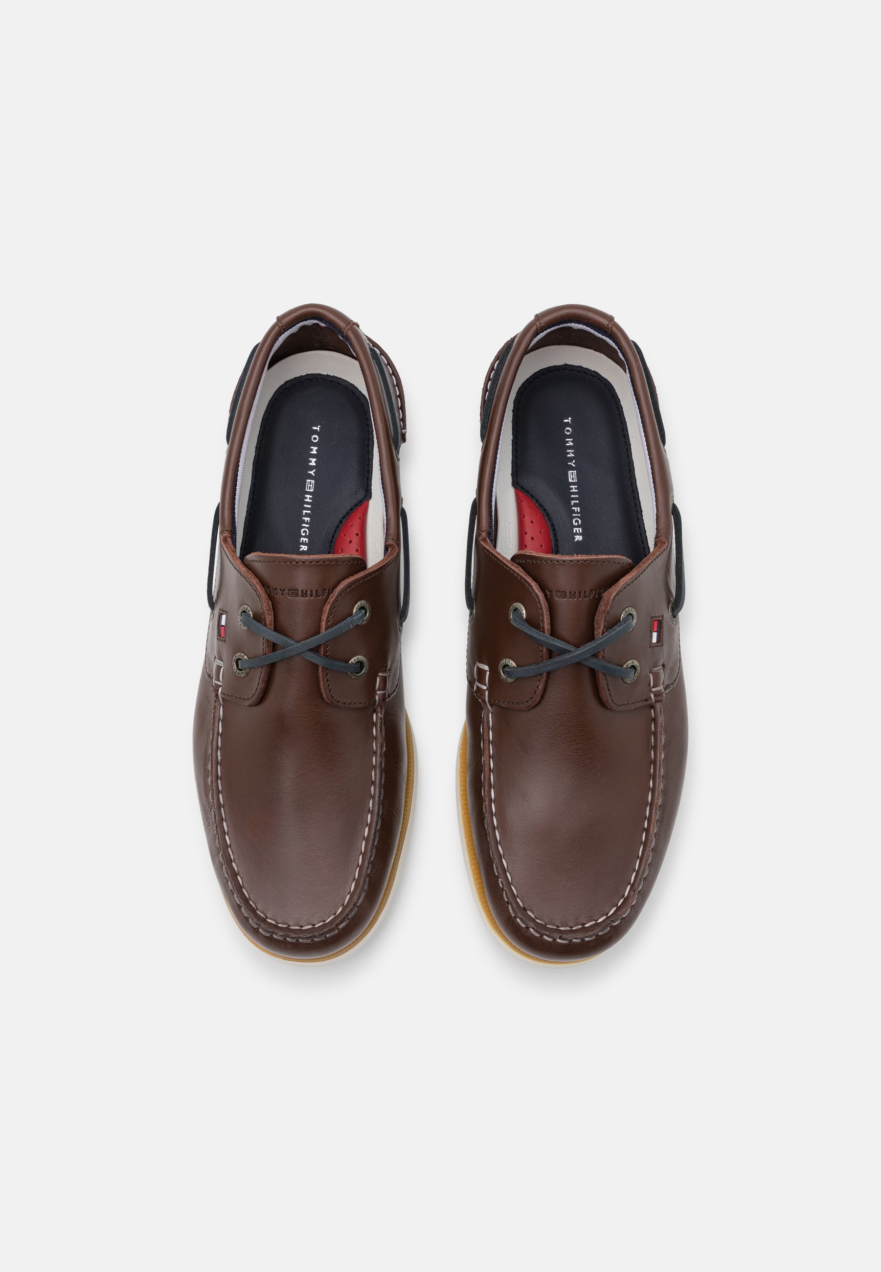 Tommy Hilfiger CLASSIC BOAT SHOE - Bootschoenen - cocoa/Donkerbruin -  Zalando.be