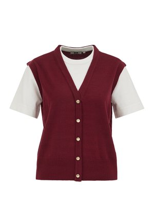 WE Fashion, Weste - burgundy red