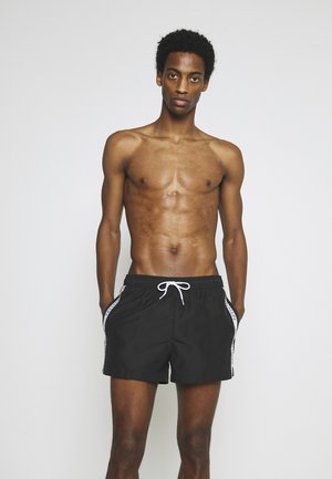 CORE LOGO TAPE DRAWSTRING - Shorts da mare - black